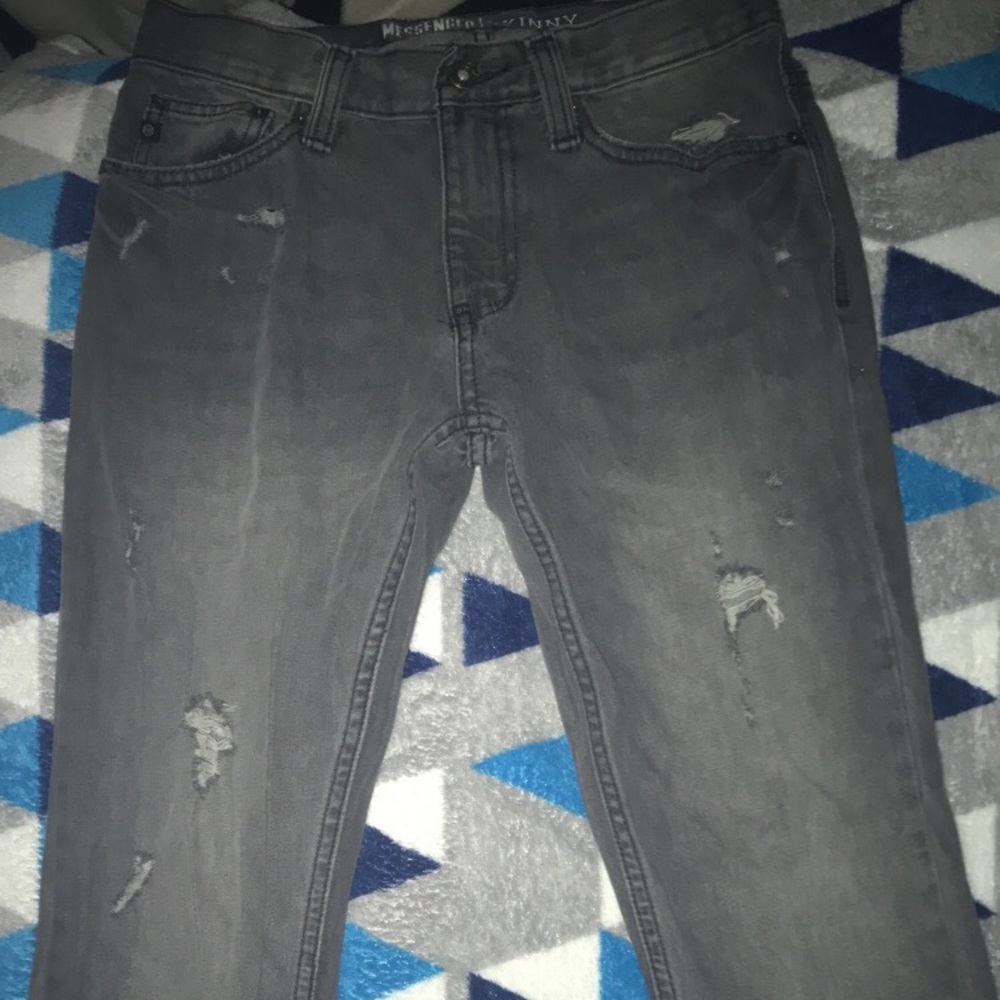 Mens Messenger Skinny Jeans